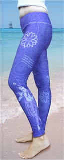 Krishna and Radha Yoga Pants by Harmonic Designs